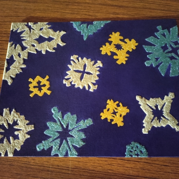 ❄️NEW Colorful Glitter Snowflake Art - Picture 1 of 16
